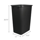 Storex - Poubelle 39L - Noir-6