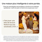 Google - Haut-parleur Home - Porcelaine-Transformez votre salon en cinéma maison avec un son spatial ambiophonique. Il suffit d'associer deux hautparleurs Google Home à un Diffuseur Google TV