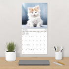 DateWorks - 2026 Calendrier Mural 16 Mois - 12 po x 12 po - Chatons Câlins - Anglais -Comprend des pages mensuelles de janvier à décembre 2026, ainsi que les 4 derniers mois de 2025