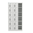 Ceha - Casier NH Series 6 niveaux, aérations avant, acier de qualité commerciale, expédition rapide, batterie de 3 - Serrure à tige standard, gris clair-Solutions de rangement flexibles pour s'adapter à votre espace