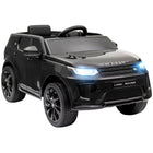 Qaba - Voiture RC électrique pour enfants sous licence Land Rover 12V - noir-Land Rover Discovery Sport 12V sous licence pour un jeu réaliste