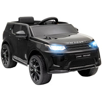Qaba - Voiture RC électrique pour enfants sous licence Land Rover 12V - noir-Land Rover Discovery Sport 12V sous licence pour un jeu réaliste