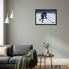 Anze Kopitar Los Angeles Kings - Toile encadree - 31" x 22"-Prêt à accrocher - livré entièrement assemblé