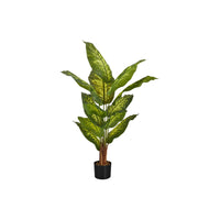 Monarch Specialties - Plante Artificielle - 47 po H - Arbre À Feuilles Persistantes - Touche Réelle - Feuilles Vertes - Pot Noir-Ajoutez une touche tropicale de verdure à n'importe quel étage de votre maison ou de votre bureau avec cet arbre artificiel à feuilles persistantes de 47 po de haut dans un pot noir de 5 po