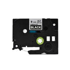 Premium Tape - Compatible avec Brother TZ325, TZ-325, TZE-325, TZE325 - Blanc / Noir - 9 mm-Marque : Premium Tape