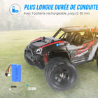 MotionGrey - Camion monstre tout-terrain RC 1:18 - Voiture télécommandée haute vitesse 4 roues motrices - Rouge-Installation facile - Notre ensemble comprend tous les accessoires nécessaires ainsi que des instructions claires, garantissant un montage rapide et sans tracas. Votre chaise de bureau haut de gamme sera prête à l’emploi en un rien de temps