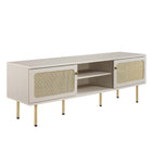 Modway - Cambria 60 po Meuble TV, Blanc-Meuble téléviseur moderne
