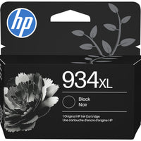 HP - Cartouhe d'encre originale 934 XL noire, haut rendement-Noir