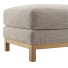 Modway - Roscoe Tissu Ottoman - Étain-9