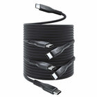 Statik - MagStack Pro Câble Magnétique de Charge/Sync USB-C vers USB-C  6.6 pi, Noir-Anti-nœuds : Grâce à son nylon renforcé et entièrement magnétique, ce câble durable ne s'emmêle jamais et ne devient jamais désordonné