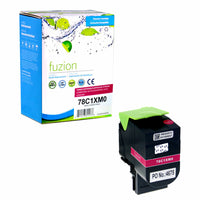 fuzion - Lexmark (78C1XM0) Cartouche De Toner Compatible - Rendement Haut - Magenta-Couleur d'encre: Magenta
