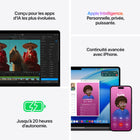 Apple - MacBook Pro 14 po - M5 Max - CPU 18 cœurs - SSD 2 To - Mémoire 36 Go - Noir infini-Connectez absolument tout - MacBook Pro comprend trois ports Thunderbolt 5, un port de recharge MagSafe 3, une fente pour carte SDXC, un port HDMI, une prise pour écouteurs ainsi que la puce N1 d'Apple pour le Wi-Fi 78 et le Bluetooth 6. Et il prend en charge jusqu'à quatre moniteurs avec la M5 Max