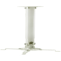 Mount-It! - Support de plafond universel pour projecteur - Réglage de la hauteur de 21,5 à 35,4 pouces-Le modèle MI-606L est doté d'un réglage en hauteur très étendu, ce qui lui permet de s'adapter à différentes hauteurs de plafond, et il est compatible avec la plupart des projecteurs
