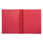 Couverture de Rapport Poly Oxford - Format Lettre - Rouge-Construction en polypropylène durable, résistante à l'usure, aux déchirures et à l'humidité, garantissant une protection durable des documents