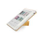 Kobo - Étui Libra Color SleepCover - Jaune Beurre-Le support intégré permet à votre liseuse de tenir debout seule en mode portrait ou paysage