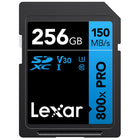 Lexar - 256 Go carte mémoire 256GB High-Performance 800x PRO SDHC / SDXC UHS-I - Blue Series - Noir-Partagez vos images plus rapidement avec des vitesses de transfert plus élevées allant jusqu'à 150 Mo/s
