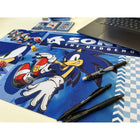Kess - Tapis de jeu Sonic Moderne Sonic-Design polyvalent idéal pour les jeux de cartes à collectionner, les jeux de table ou comme tapis de bureau