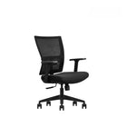 Kopplen - Chaise De Bureau Ergonomique Avec Support Lombaire - Noir-Soutien lombaire réglable et dossier inclinable.