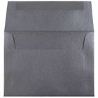  JAM Paper Enveloppes d'invitation métallisées A6 - 4,75 x 6,5 po - Stardream Anthracite Noir - paquet de 25-Taille : A6 (4,75 x 6,5 pouces)