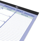 Blueline - 2027 Calendrier sous-main mensuel - 17 3/4 po x 10 7/8 po - bilingue-Un mois par feuille, un bloc par jour