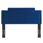 Modway - Transfix Performance Velvet Tête de lit King/King de Californie, Marine-Tissu résistant aux taches