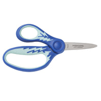 Fiskars - Ciseaux pointus gauchers pour enfants- 13 cm - Bleu-Les ciseaux à bout pointu Softgrip pour enfants gauchers de Fiskars sont soigneusement conçus pour permettre aux enfants gauchers de couper sans frustration