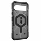 UAG - Étui Pathfinder Rugged Transparent avec aimant pour Pixel 10/10 Pro – Cendre/Noir-Points d’attache intégrés pour dragonne (dragonne non incluse)