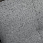 HOMCOM - Canapé loveseat 55 po avec dossier capitonné à boutons - gris-Quatre pieds en acier offrent une base solide et des patins en plastique protègent votre sol des rayures 
