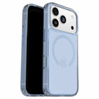 OtterBox - Étui Symmetry MagSafe avec Contrôle de la Caméra pour iPhone 17 Pro - Argent Bleu-Les boutons tactiles offrent la même sensation que ceux de votre téléphone