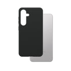 PanzerGlass - CARE Fashion avec QI Compatible Samsung Galaxy S25 - Noir-Audacieusement tendance. Compatible QI