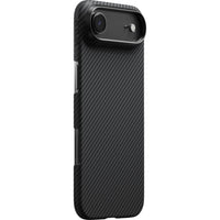 PITAKA - Étui tactile Woven pour iPhone 17 Air - Noir/Gris-Propulsé par notre technologie exclusive PitaTap