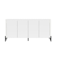 Manhattan Comfort - Buffet Moderne Abbey 170 cm - Blanc-Buffet moderne et meuble de rangement pour salle à manger et salon