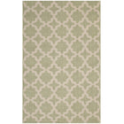 Modway - Cerelia Treillis marocains intérieurs et extérieurs Tapis 9 pi l x 12 pi L - Beige et vert clair-Tapis à treillis marocain