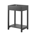 Modway - Altura 24" Armoire de toilette de salle de bain (lavabo non inclus) - Gris-7