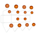 Modway - Gumball Portemanteau - Caramel-Sept couleurs peintes