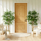 HOMCOM - Arbre banyan artificiel 5 pi pour décoration intérieure - vert - lot de 2-Ne nécessite aucun entretien, offrant une verdure éternelle à votre maison ou votre bureau 