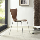 Modway - Ernie Restauration Fauteuil d’appoint - Noyer-Empilables