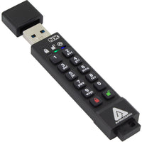 Apricorn - clé sécurisée Aegis 3NX chiffrée USB 3.1 Gen 1 de 64 Go clé USB - noir-Élimine la vulnérabilité du NIP par défaut d’usine en forçant l’inscription d’un NIP administrateur avant utilisation. Comme pour tous les appareils sécurisés Apricorn Aegis, il n’y a pas de mots de passe par défaut ni de portes dérobées. 