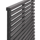 Modway - Render Fixation murale Tête de lit jumelée, Charbon de bois-Construction durable en panneaux de particules