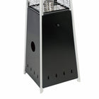 Shinerich - Chauffe-patio style pyramide - noir-Surface chauffée : 500 pi²