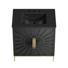 Modway - Awaken 30" Vanette de salle de bain - Noir noir-8