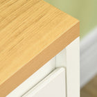 HOMCOM - Buffet 55,1 po L, armoire de rangement, blanc-Le dispositif anti-basculement est conçu pour une sécurité accrue 