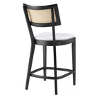 Modway - Caledonia Tabourets de comptoir - Noir Blanc - Ensemble de 2-7