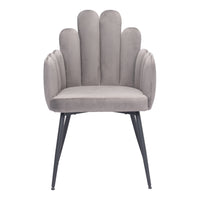 Zuo - Noosa Chaise de salle à manger - Gris - Ensemble de 2-Texture douce et lisse