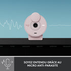Logitech Brio 300 Webcam Full HD avec confidentialité, micro à réduction de bruit - Rose-Tournez pour une confidentialité instantanée: Faites tourner l'obturateur de confidentialité de la webcam pour bloquer l'objectif de la caméra lorsque vous n'avez pas besoin d'être à l'écran