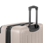 Swiss Mobility - Valise de cabine rigide 21.75 po de la collection JFK - Dessert Gris-Poignées latérales renforcées