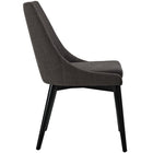 Modway - Viscount Tissu Chaise à manger - Brown-Rembourrage en mousse dense