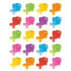  Teacher Created Resources - Autocollants de poisson colorés, 120 par paquet, 12 paquets-Les autocollants mesurent 1 po