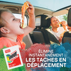 Shout - Wipe & Go Lingettes Detachant Instantane - paquet de 12-Produit parfait pour les vêtements, les tapis et l’intérieur des automobiles