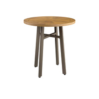 Modway - Meadow Terrasse extérieure Bois de teck Table à manger, Taupe naturel-Table à manger extérieure sur patio